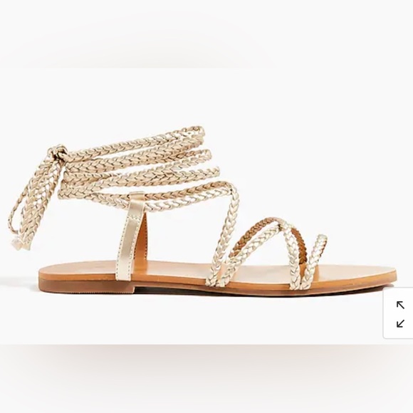 COPY - Braided lace-up sandals - Picture 2 of 6